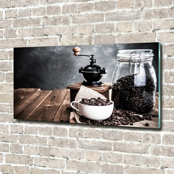Tablou pe pe sticlă Râșniță de cafea