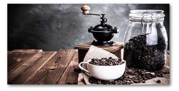 Tablou pe pe sticlă Râșniță de cafea
