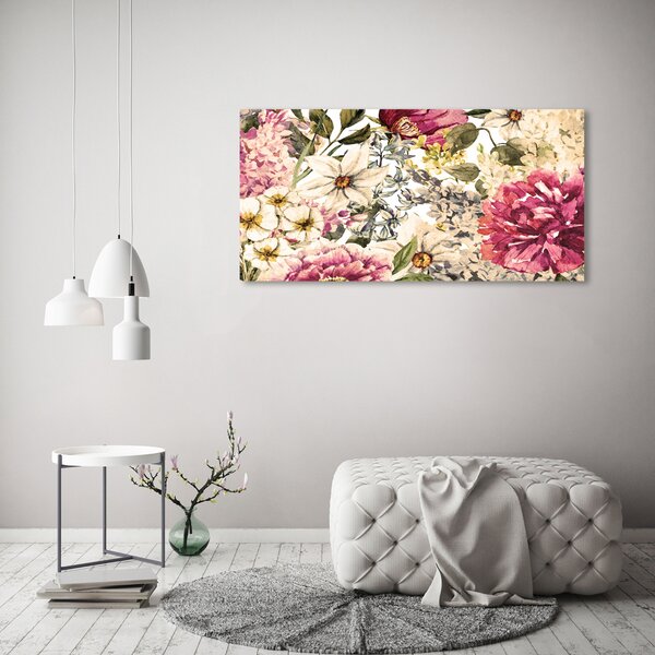 Print pe pânză model floral