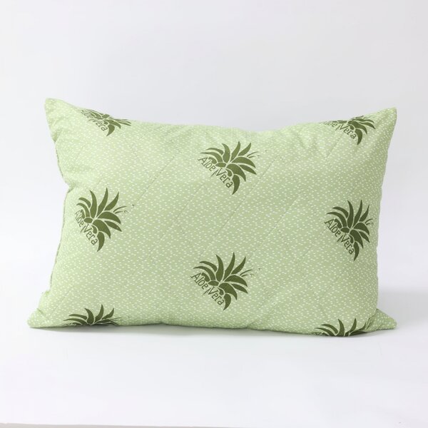 Perna Aloe Herbal Anti-alergica Cu Puf Siliconizat 50x70 cm