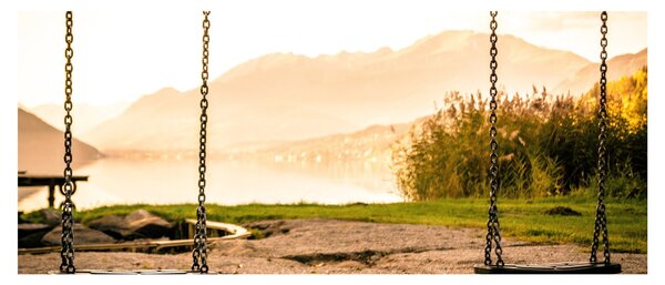 Tablou - balansoar în natură (120x50 cm)