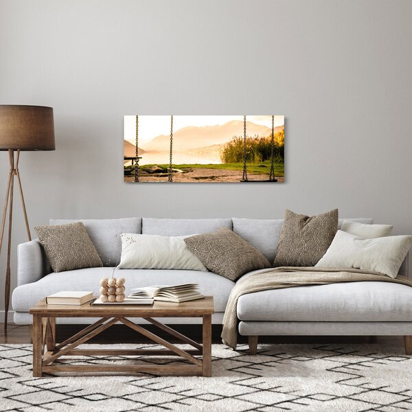 Tablou - balansoar în natură (120x50 cm)