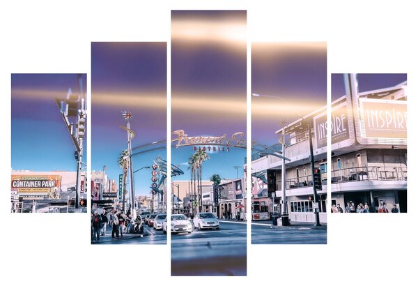 Tablou cu strada în Las Vegas (150x105 cm)
