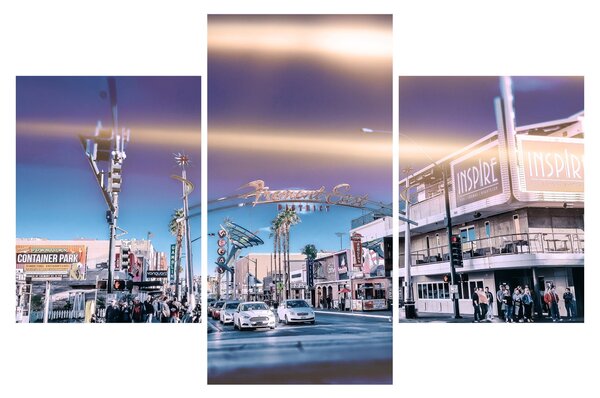 Tablou cu strada în Las Vegas (90x60 cm)