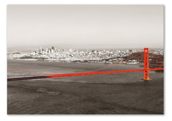 Imagine de sticlă Podul din San Francisco