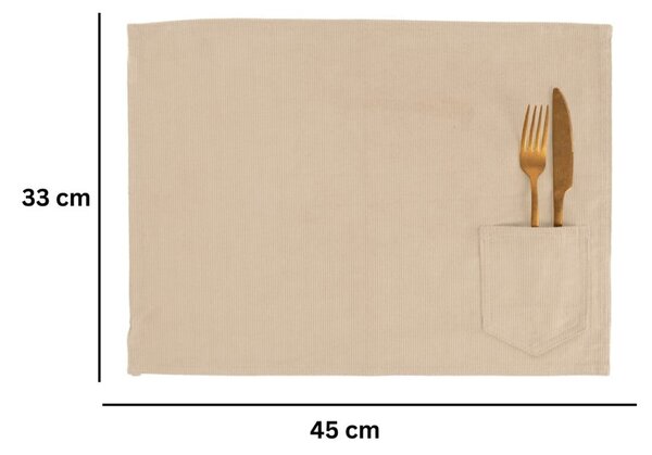 Suport pentru farfurii din material textil 33x45 cm Velmar – Tiseco Home Studio