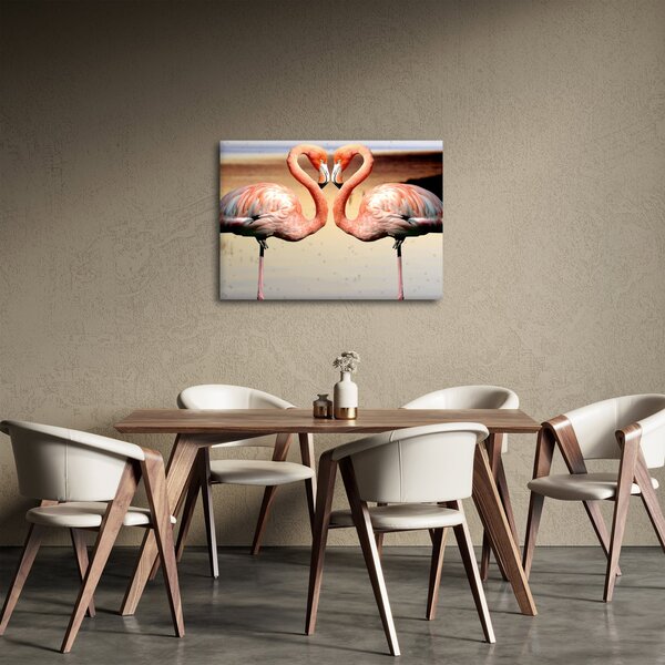 Tablou - doi flamemgo (70x50 cm)