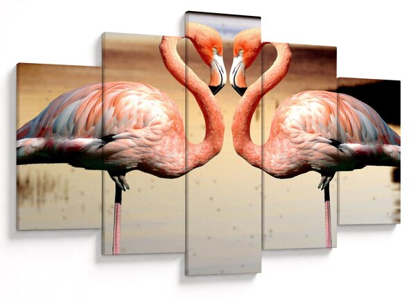 Tablou - doi flamemgo (150x105 cm)
