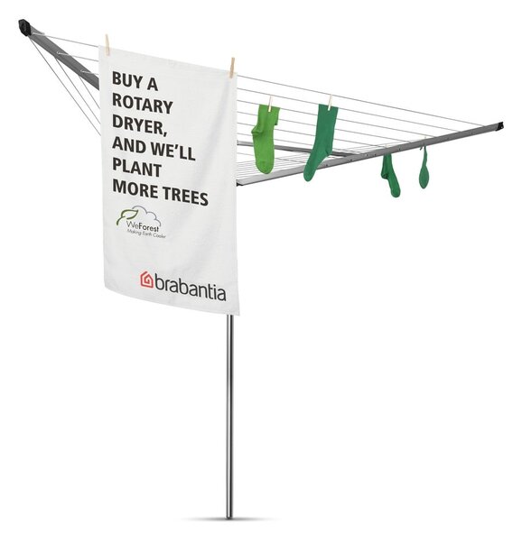 Uscător de rufe argintiu pentru grădină 30 m Essential – Brabantia