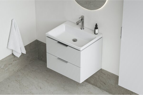 Ravak Comfort lavoar 60x46 cm dreptunghiular mobilier alb luciu XJX01260001