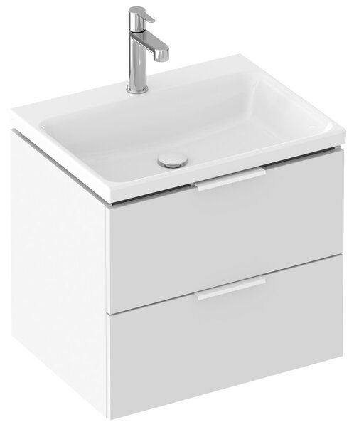 Ravak Comfort lavoar 60x46 cm dreptunghiular mobilier alb luciu XJX01260001