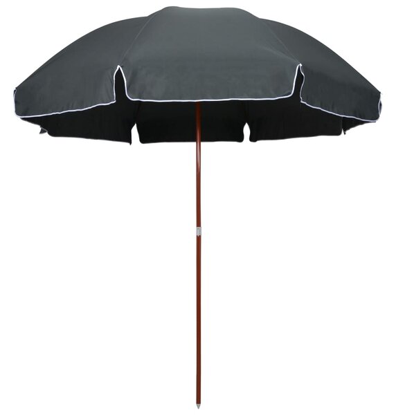 Umbrelă de soare cu stâlp din oțel, antracit, 300 cm