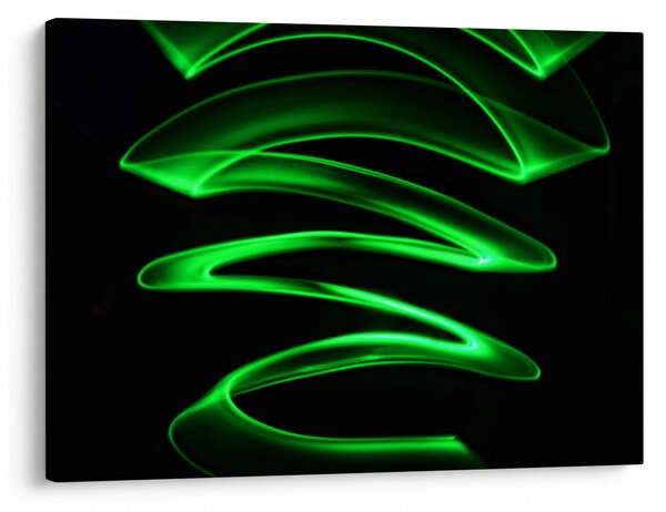 Tablou - valuri neon (70x50 cm)