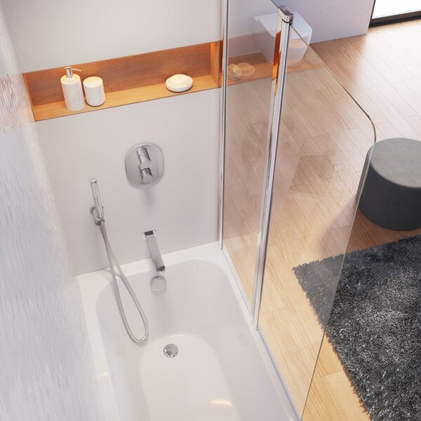 Ravak Chrome cada dreptunghiulară 150x70 cm alb C721000000