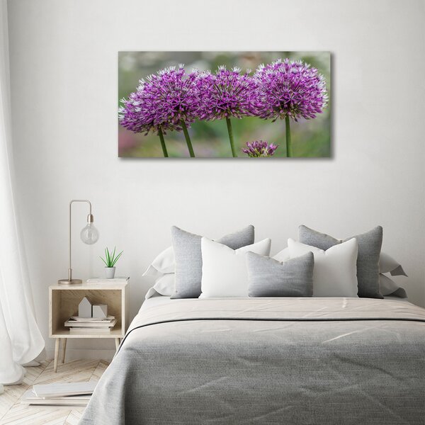 Tablou pe pânză floare de usturoi