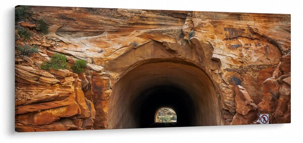 Tablou - tunel în stâncă (120x50 cm)