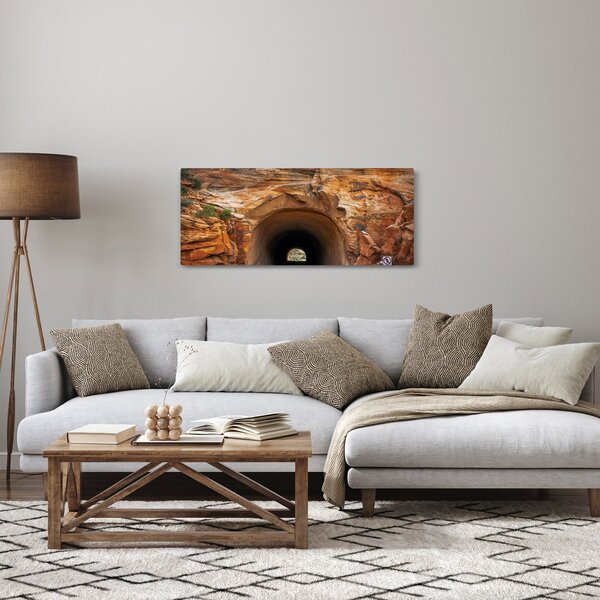 Tablou - tunel în stâncă (120x50 cm)