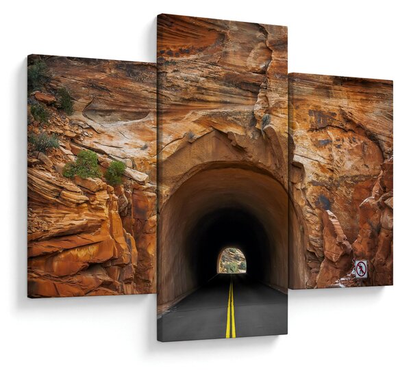 Tablou - tunel în stâncă (90x60 cm)