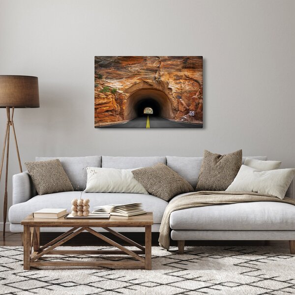 Tablou - tunel în stâncă (90x60 cm)