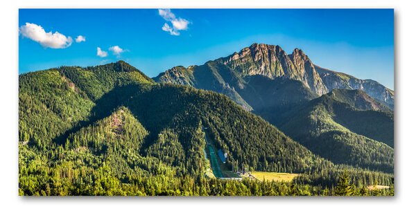 Fotografie imprimată pe sticlă panorama Tatra