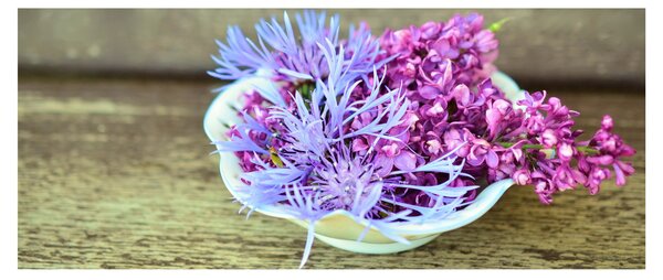 Tablou cu decorațiune din lavanda (120x50 cm)