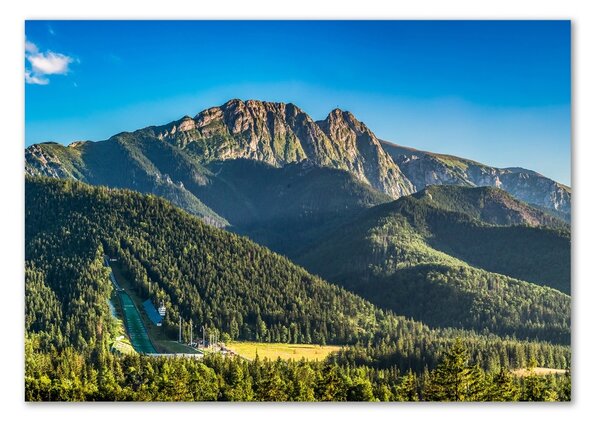 Fotografie imprimată pe sticlă panorama Tatra