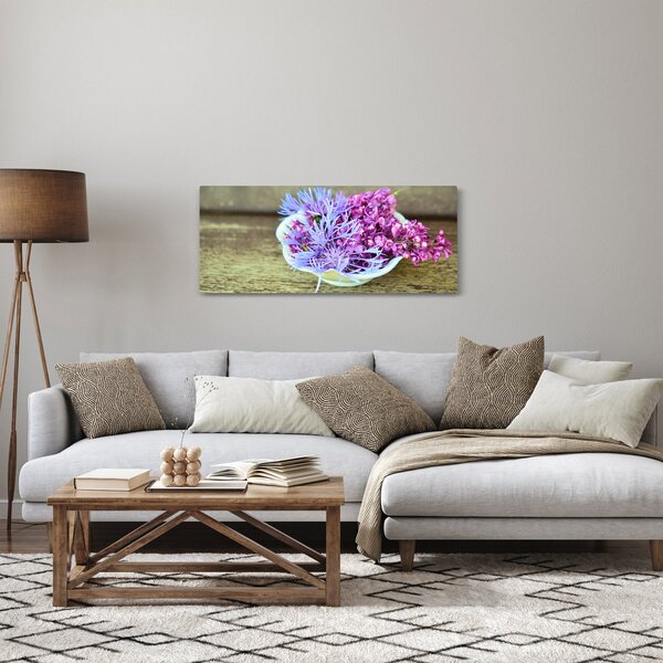 Tablou cu decorațiune din lavanda (120x50 cm)