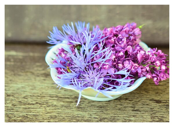 Tablou cu decorațiune din lavanda (70x50 cm)
