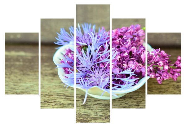 Tablou cu decorațiune din lavanda (150x105 cm)