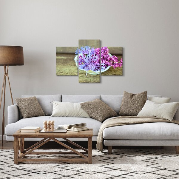 Tablou cu decorațiune din lavanda (90x60 cm)