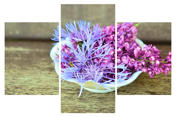 Tablou cu decorațiune din lavanda (90x60 cm)