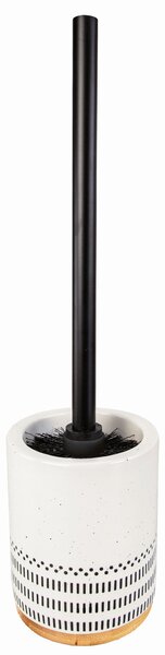 Kleine Wolke Alva perie de toaletă stativ alb-negru 8095185856