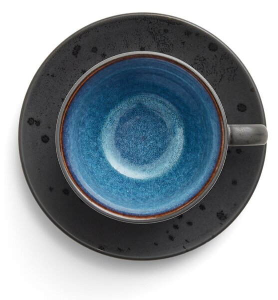 Cești negre/albastru-închis 4 buc. din ceramică 240 ml Gastro Black/Mix – Bitz
