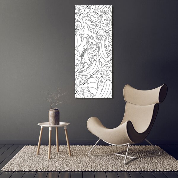 Tablouri tipărite pe pânză zentangle fundal