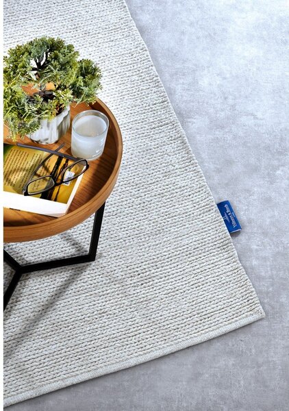 Covor tip traversă alb țesut manual din lână 80x200 cm Francois – Villeroy&Boch