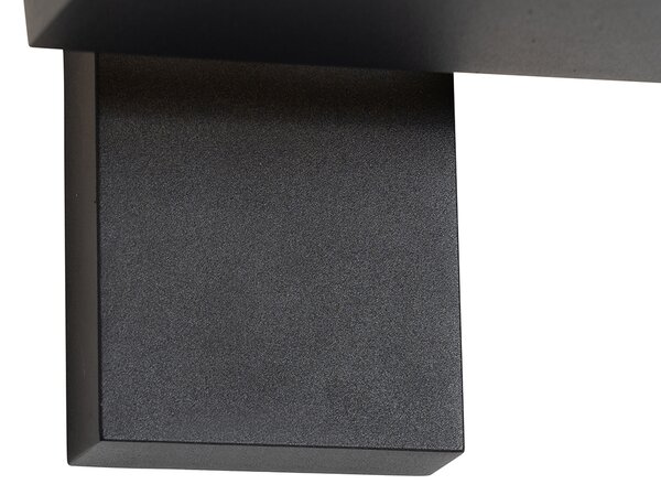 Lampa de perete exterioară neagră cu LED IP54 - Ferdinand