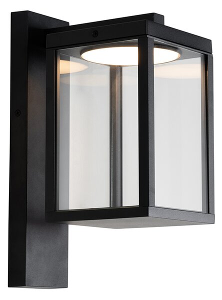Lampa de perete exterioară neagră cu LED IP54 - Ferdinand