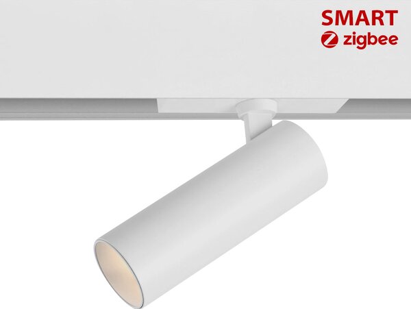 Proiector SMART pentru sina magnetica SPOT65 ALB LED LUXON