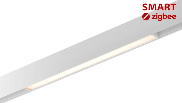 Proiector SMART pentru sina magnetica LINE90 ALB LED LUXON
