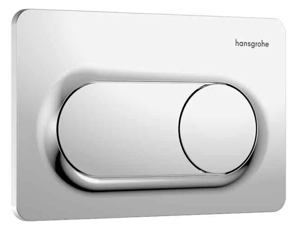 Set complet vas WC suspendat Hansgrohe EluPura S, cu spălare AquaFall Flush, cu rezervor si clapeta