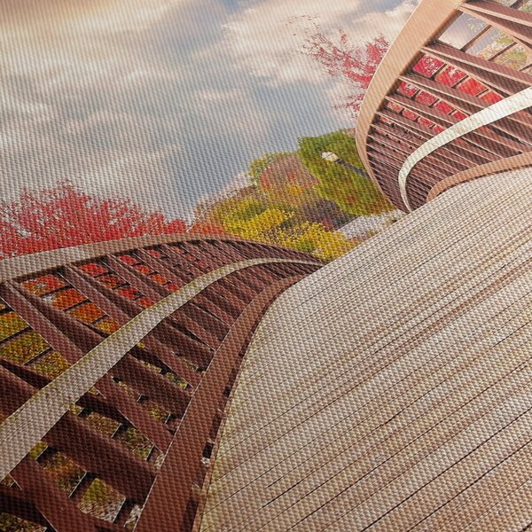Tablou - pod din lemn (90x60 cm)