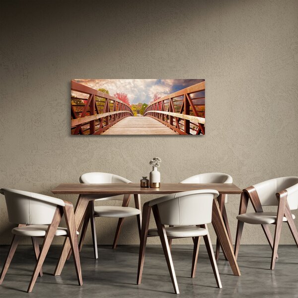 Tablou - pod din lemn (120x50 cm)