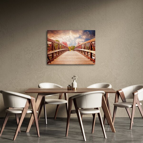 Tablou - pod din lemn (70x50 cm)