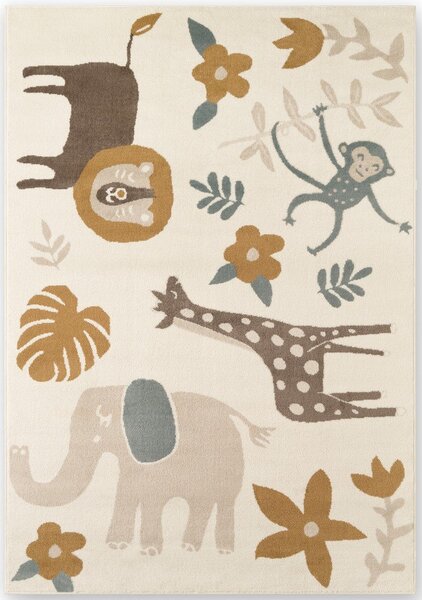 Covor pentru copii crem 120x170 cm Animal Safari – Hanse Home