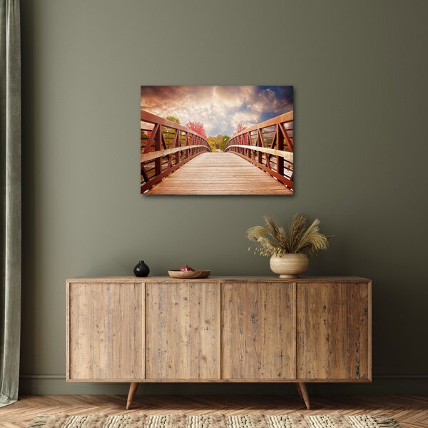 Tablou - pod din lemn (70x50 cm)