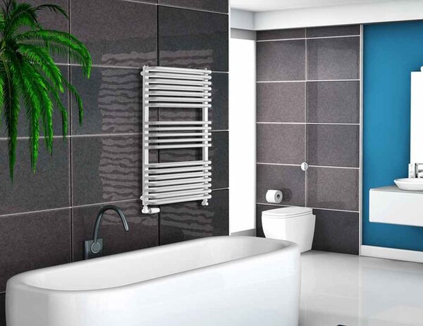 Luxrad Salto Max calorifer de baie decorativ 60x30 cm alb SAM060003009003