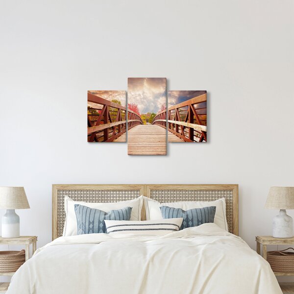 Tablou - pod din lemn (90x60 cm)