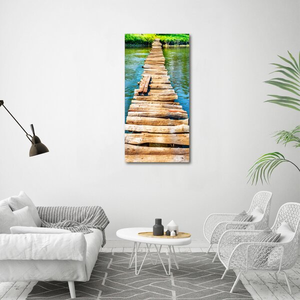 Tablou pe pânză canvas pod de lemn