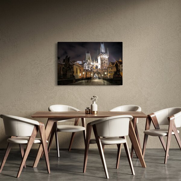 Tablou cu Poarta de pulbere iluminată (90x60 cm)