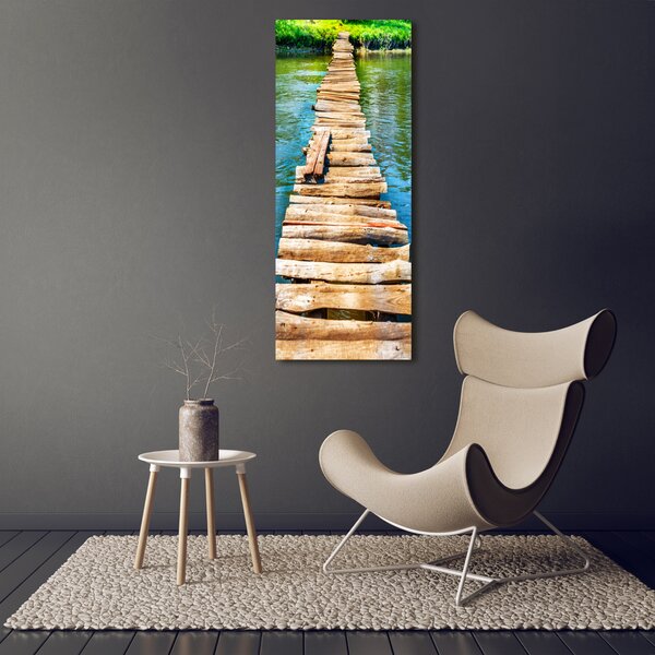 Tablou pe pânză canvas pod de lemn